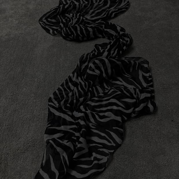 Vintage vkei punk mood leopard  scarf