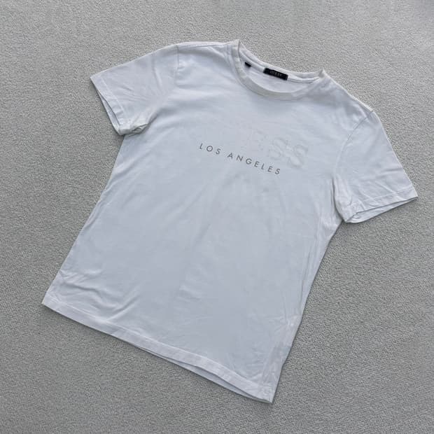 M 게스 여성 빅로고 반팔 티셔츠 0402E