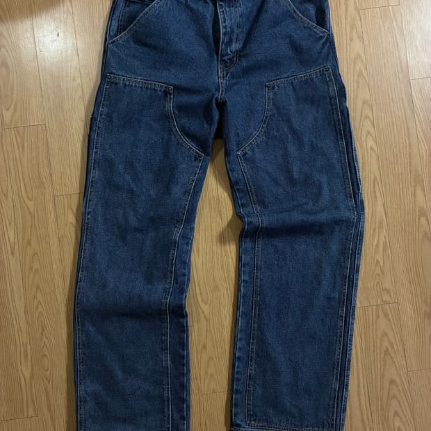 엑스트라오디너리 더블니 팬츠 인디고 L