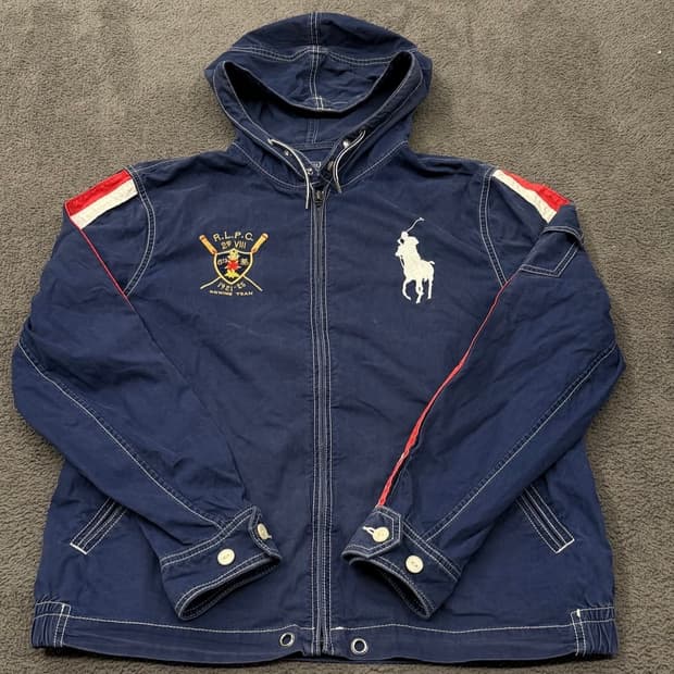 폴로 00s 빅포니 레이싱 후드자켓