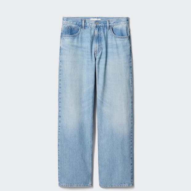 35 유니클로 x JW 앤더슨 스트레이트 진 블루