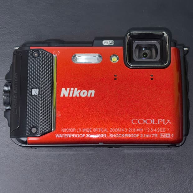 니콘 쿨픽스coolpix aw130 오렌지 (aw100라인)
