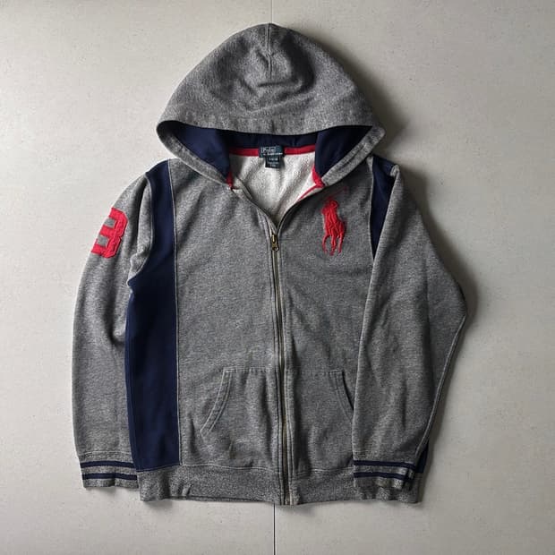 폴로 빅포니 후드집업