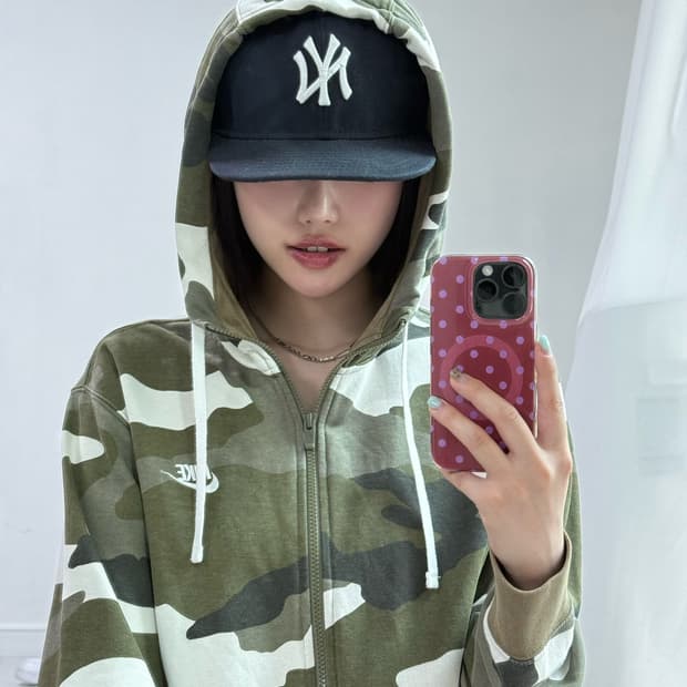 뉴에라 네이비 로고 캡