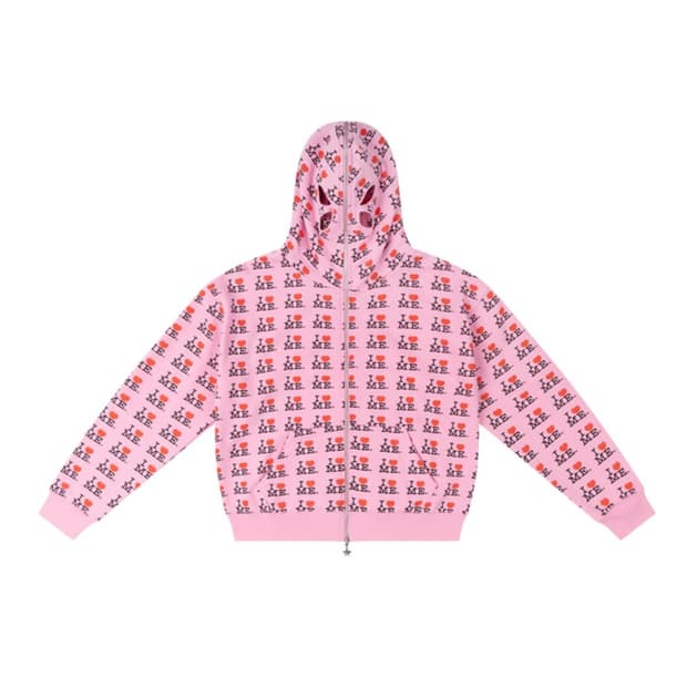애슐리 윌리엄스 아이러브미 후드집업 핑크 M