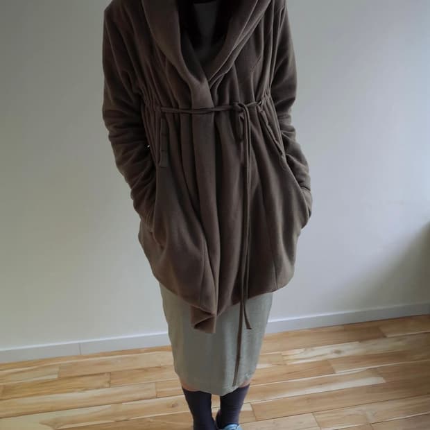 Marithe francoisgirbaud hooded wrap coat