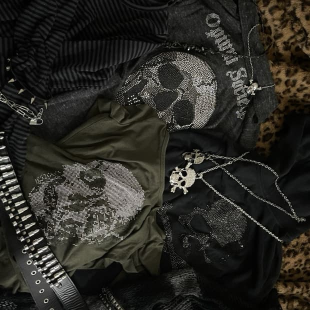 펑크 랜덤박스 punk skull