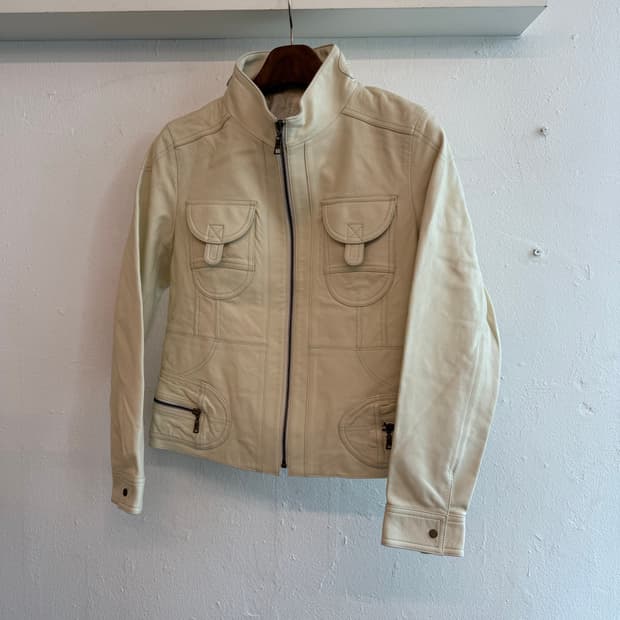 양가죽 집업자켓