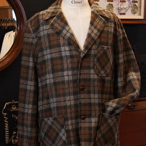 60's Pendleton 100% Virgin Wool 셔츠 자켓
