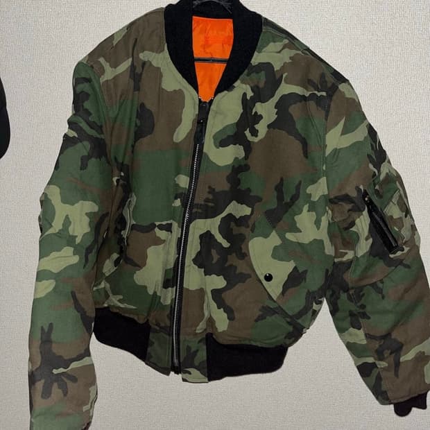 US army 콜린스 미군 우드랜드 카모 ma-1