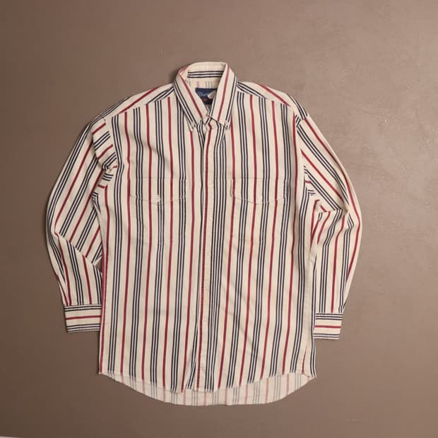 90's 랭글러 웨스턴 스트라이프 셔츠 A1707