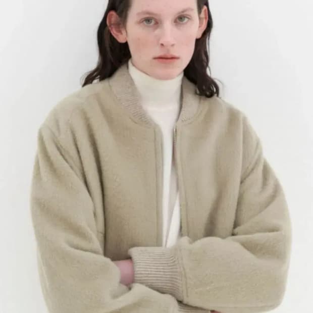 lfm 알파카 울 블루종