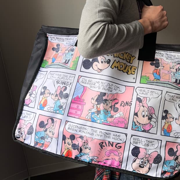 Disney 미키마우스 카툰 프레임 백