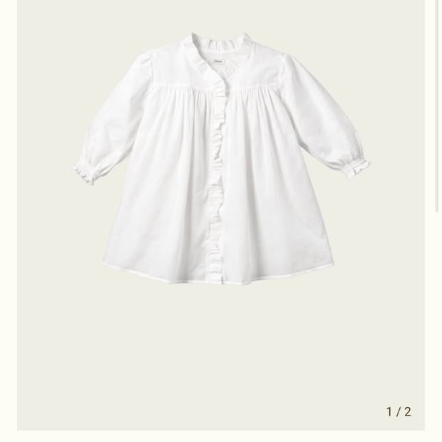 리본빛 Puny Ruffle Blouse
