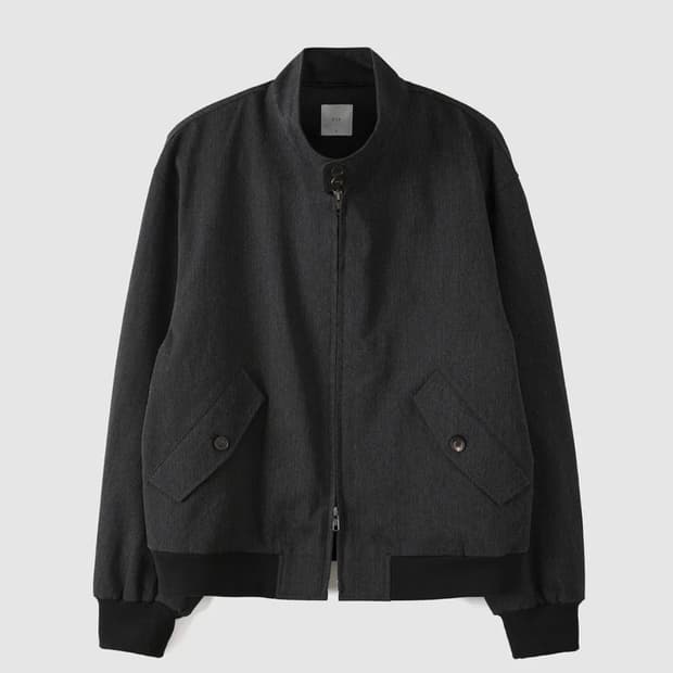 [M] 애습 해링턴 자켓 차콜 그레이