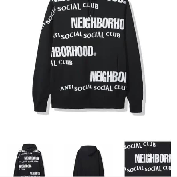 ASSC X 네이버후드 Quivering Hoodie