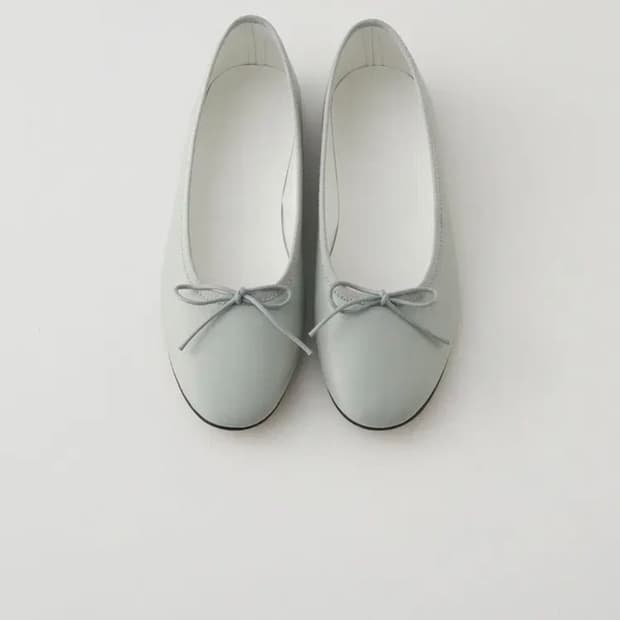 르베인 poppy ballet flat mint 리본 플랫슈즈 민트