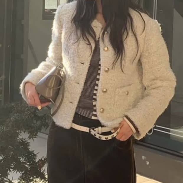 (새상품) 라인어디션 봄신상 울 자켓