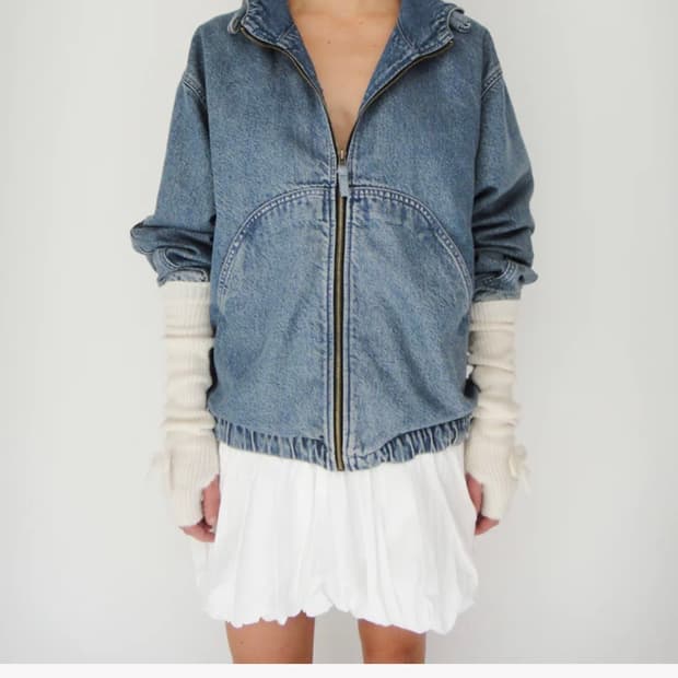 gimaguas 데님 후드 자켓(공용)