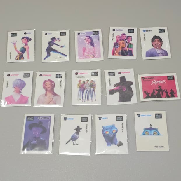 케이팝데몬헌터스 케데헌 띠부씰스티커