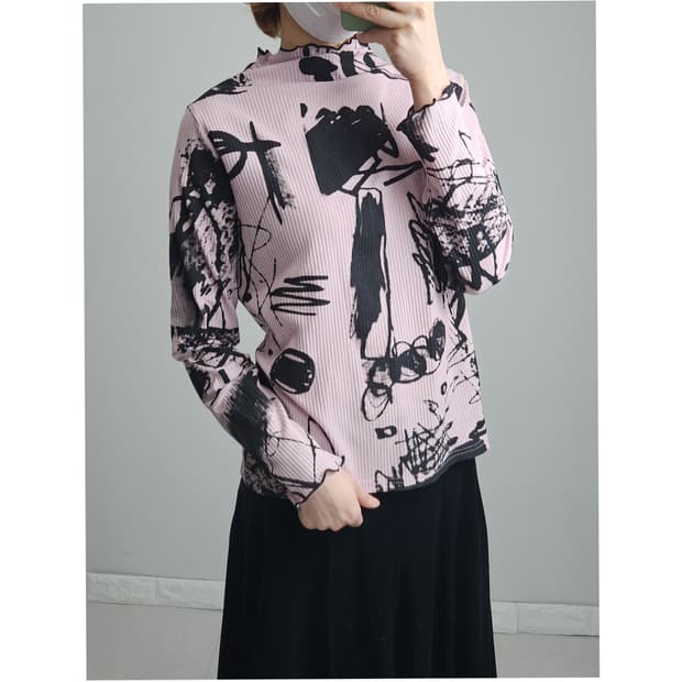 러프 패턴 골지탑