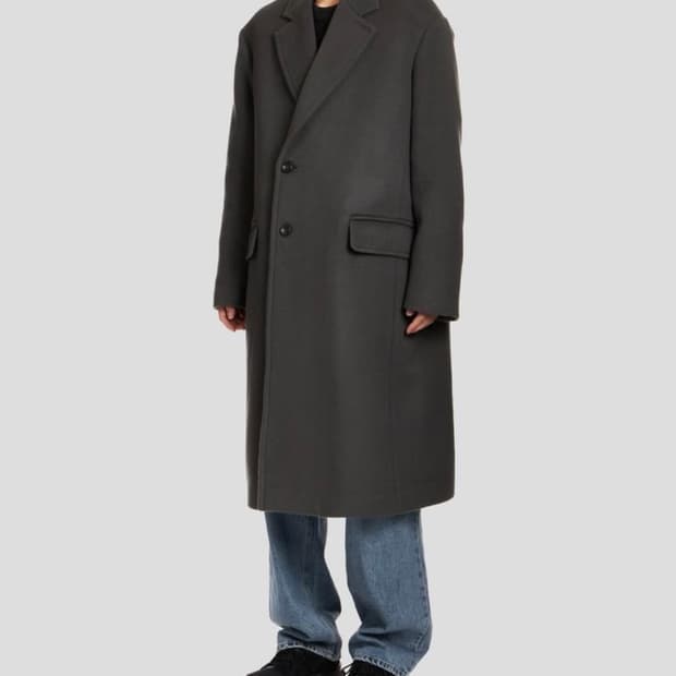 언어펙티드 오버사이즈 코트