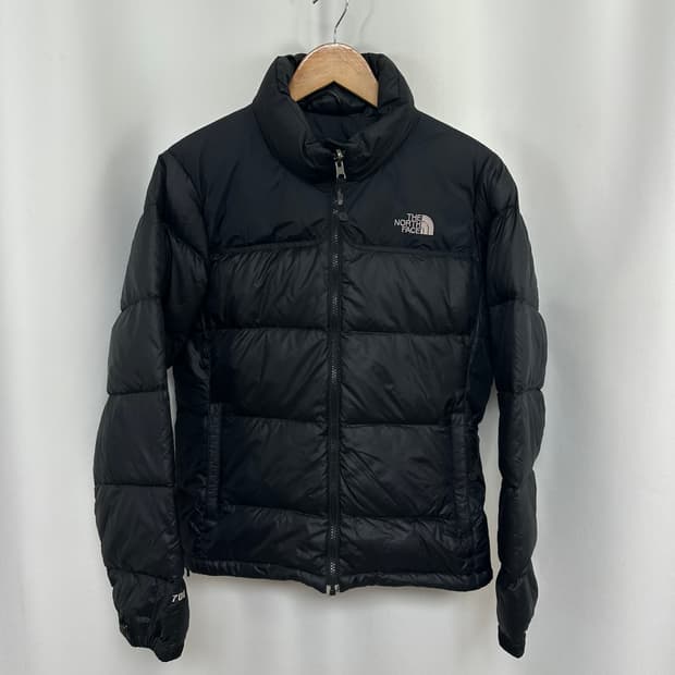  노스페이스 여자 패딩 거위털 검정 85 M