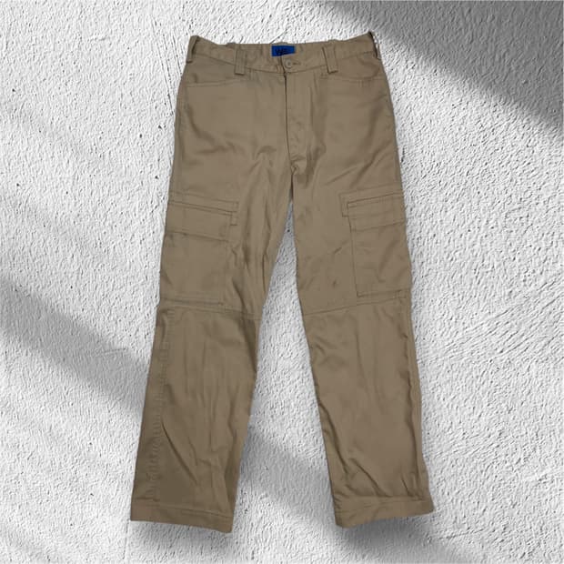 WST 베이지 빈티지 카고 바지 pants