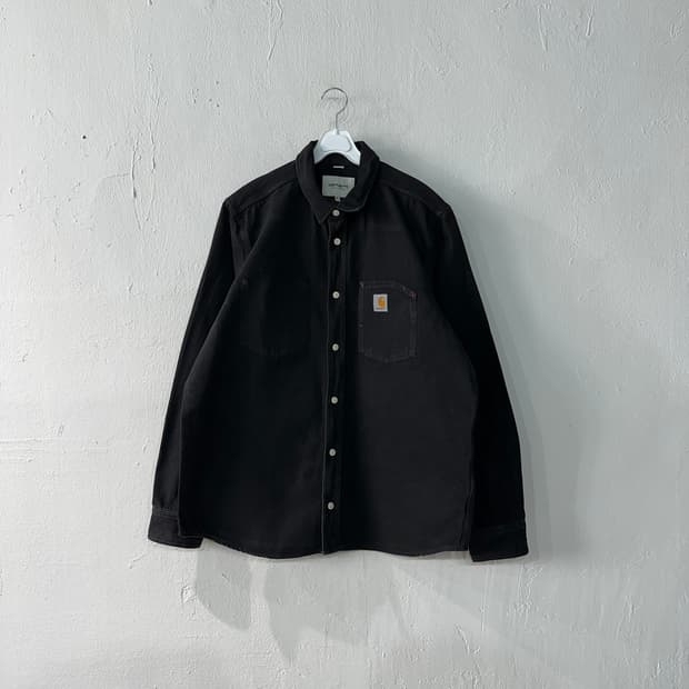 칼하트 WIP 블랙 토니 셔츠 XL