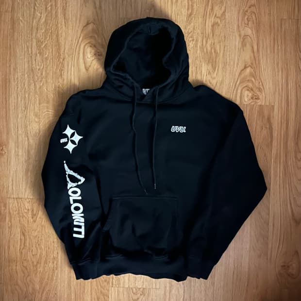 UVU 돌로미티 후디 잉크 블랙 XL / 후드티셔츠