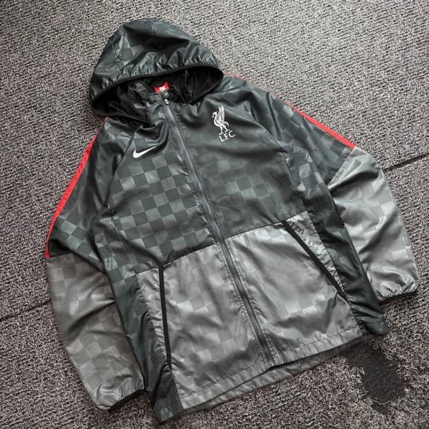 나이키 리버풀 fc 풋볼 트레이닝 바람막이 자켓 4172