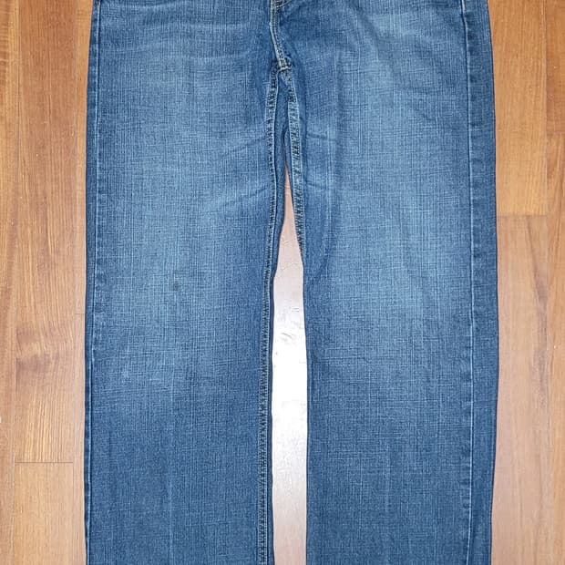 리바이스 569 루즈 스트레이트 중청 데님 32/34