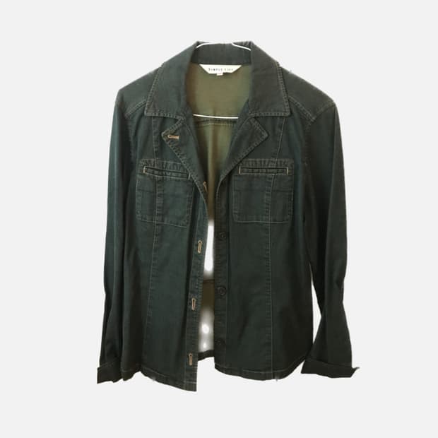 슬림핏 데님자켓 