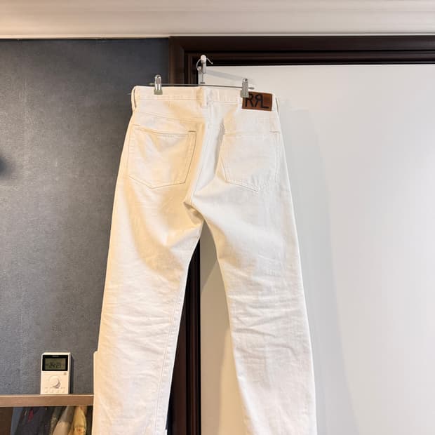 더블알엘 스트레이트핏 화이트컬러