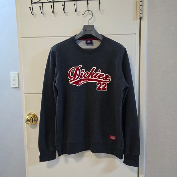 디키즈 맨투맨 짙은 회색 M (남/여)