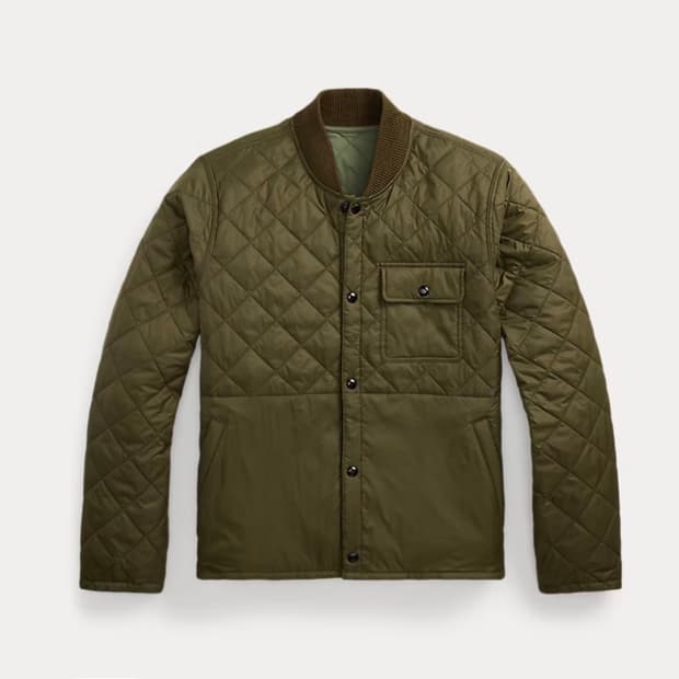 (새상품) RRL 리버시블 퀼트 라이너 자켓 M