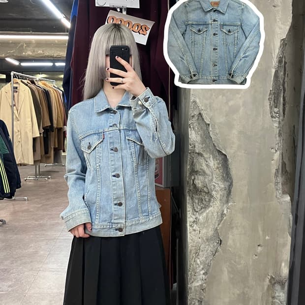 리바이스 데님 자켓 M  #csz3524