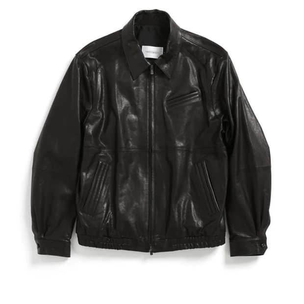 (새상품) 해칭룸 스티치 볼륨레더 블랙 [3]