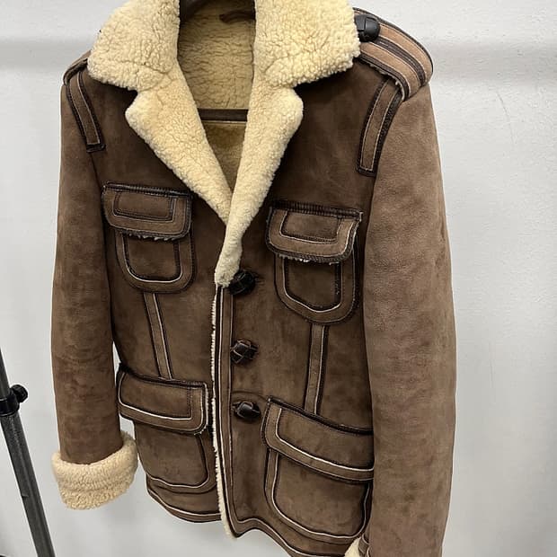 100) 디스퀘어드 4포켓 무스탕 자켓 