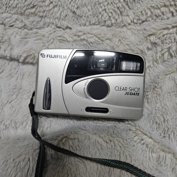 후지필름 CLEAR SHOT 20 DATE 필름카메라 레트로 카메라