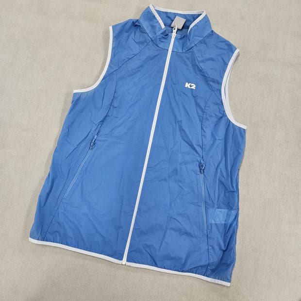 105 K2 남성 로고 바람막이 조끼 베스트 0612E2