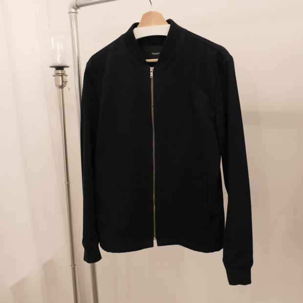 띠어리 코튼 블루종 자켓