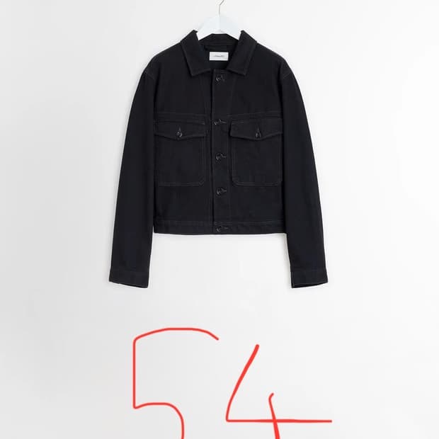 [54] 25SS 르메르 데님 트러커 Black