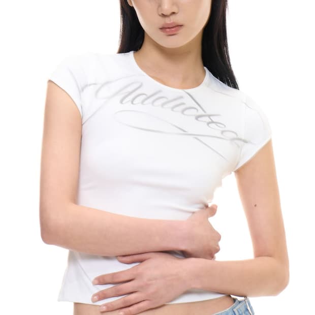 [새상품, 택 O] 2000 아카이브스 어딕티드 컨투어 티 (화이트)