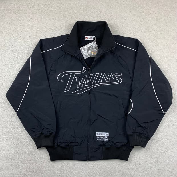 LG트윈스 x 빠더너스 덕아웃 자켓 블랙 (데드스탁)