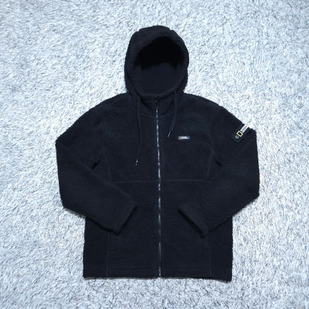 내셔널지오그래픽) L 남자 플리스 풀집업 뽀글이 / 왕눈이샵