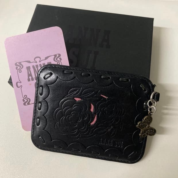 안나수이 빈티지 엔틱 카드지갑