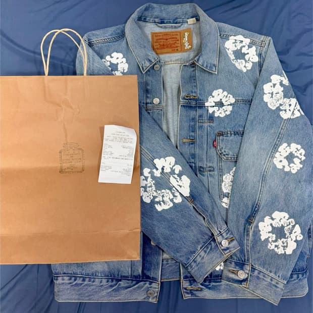 데님티어스 리바이스 청자켓