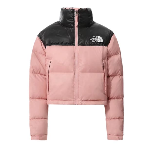 (W) 노스페이스 눕시 숏 자켓 로즈 탄