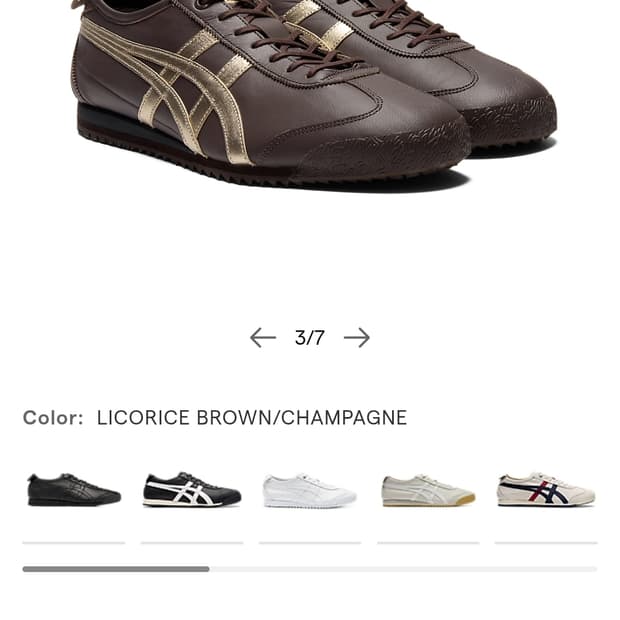 오니츠카타이거 Mexico 66 sd brown/champagne 270